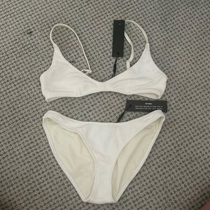 Triangl White Maia Swimsuit Set